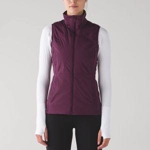 Lululemon Purple Run For Cold Vest
